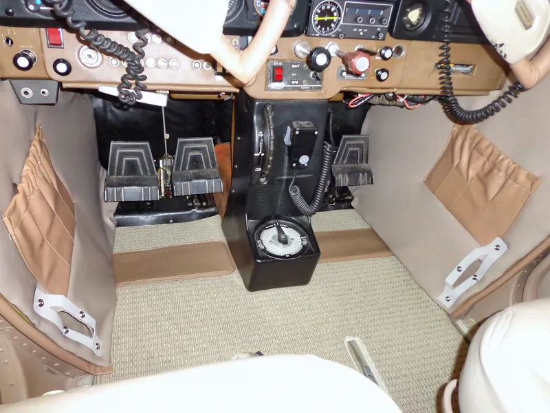 Finished Cessna 172L cockpit and side panels